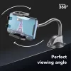 Cellularline Hug Flex - supporto universale per smartphone da auto con fissaggio a ventosa