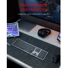 KeySonic KSK-8023BTRF (DE) tastiera universale Bluetooth QWERTZ tedesco antracite, nero