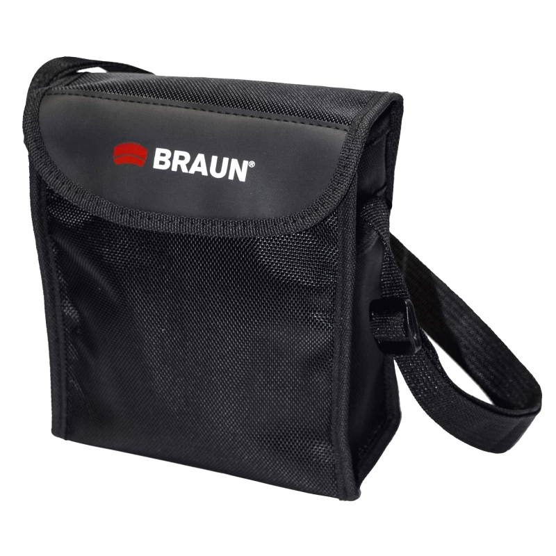 Braun Compagno 10 x 50 WP binocolo BAK-4 tetto nero
