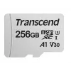 Scheda Micro SDXC TRANSCEND 300S 256 GB UHS-I U3 con adattatore