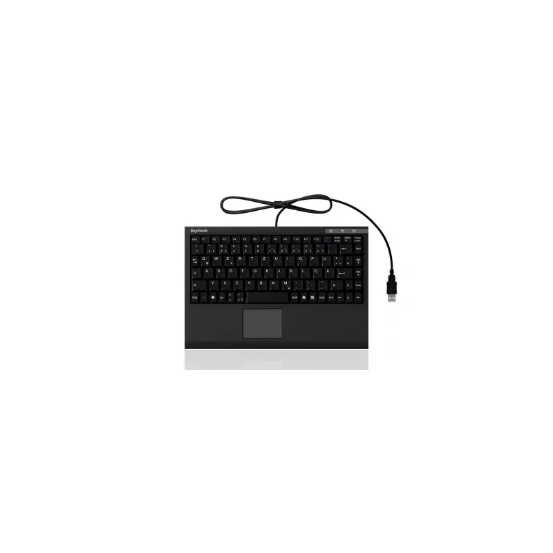 KeySonic ACK-540U+ (DE) tastiera office USB QWERTZ tedesco nero