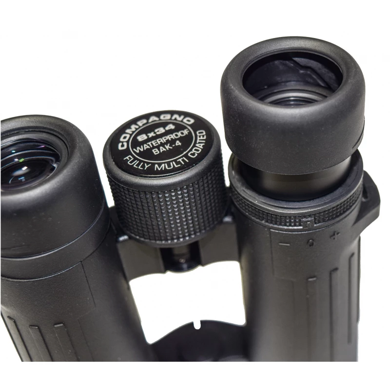 Braun Compagno 8 x 34 WP binocolo BAK-4 tetto nero