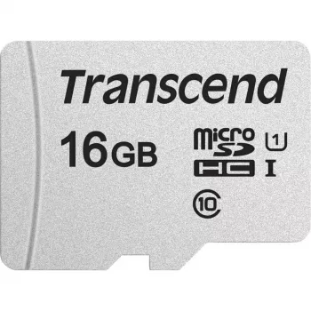 TRANSCEND scheda Micro SDHC 300S 16 GB UHS-I U1 con adattatore