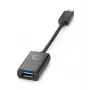 HP adattatore USB-C a USB 3.0, 0,1409 m, USB-C, USB 3.0, USB 3.2 Gen 1 (3.1 Gen 1), nero