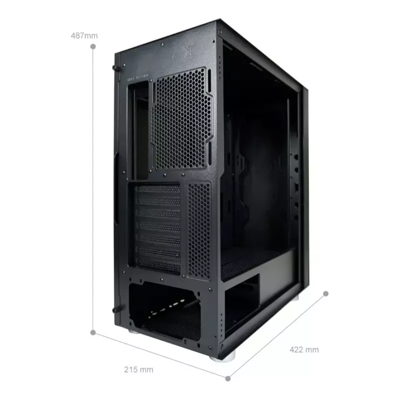 Case per PC LC-Power LC-8000B-ON Midi Tower nero