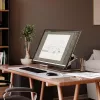 Monitor touchscreen ALOGIC Clarity Max Touch 32C4KPDWT, 32 pollici, 3840x2160 4K UHD, 65 W Power Delivery, webcam da 8 MP, hub USB, nero/argento