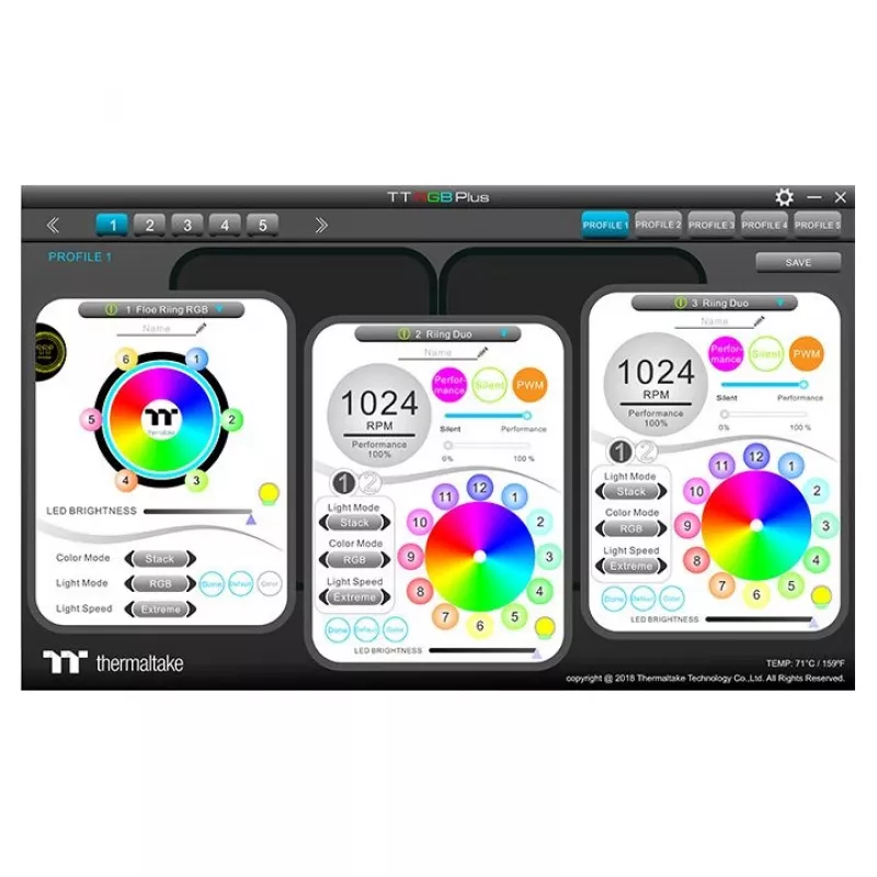THERMALTAKE accessorio raffreddamento a liquido - Floe DX RGB 240 TT Premium Edition