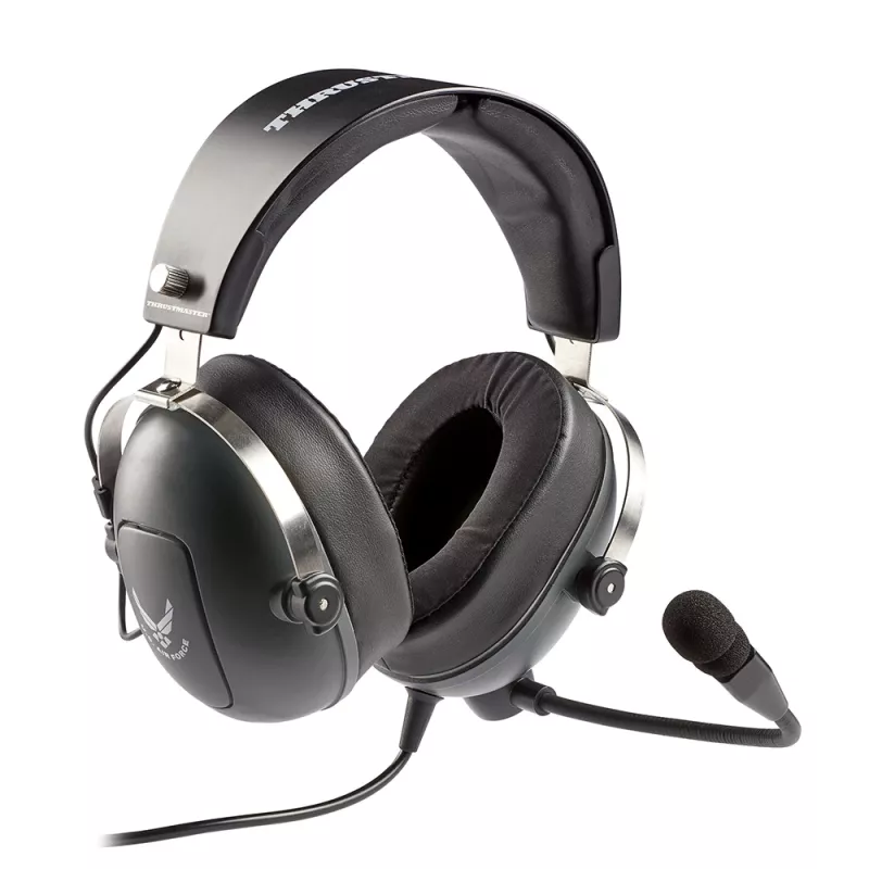 Thrustmaster T.Flight U.S. Air Force cuffie con filo archetto aviazione/controllo del traffico aereo nero, grigio