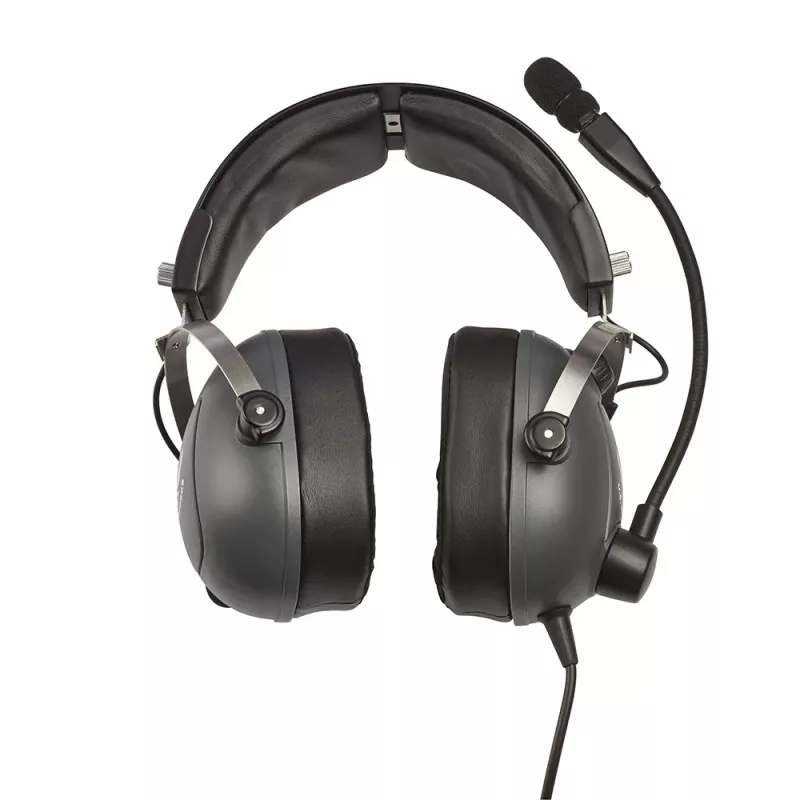 Thrustmaster T.Flight U.S. Air Force cuffie con filo archetto aviazione/controllo del traffico aereo nero, grigio