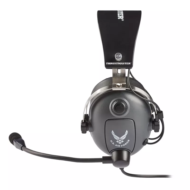 Thrustmaster T.Flight U.S. Air Force cuffie con filo archetto aviazione/controllo del traffico aereo nero, grigio