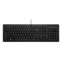 HP 125 tastiera con filo, formato completo (100%), con filo, USB, nero