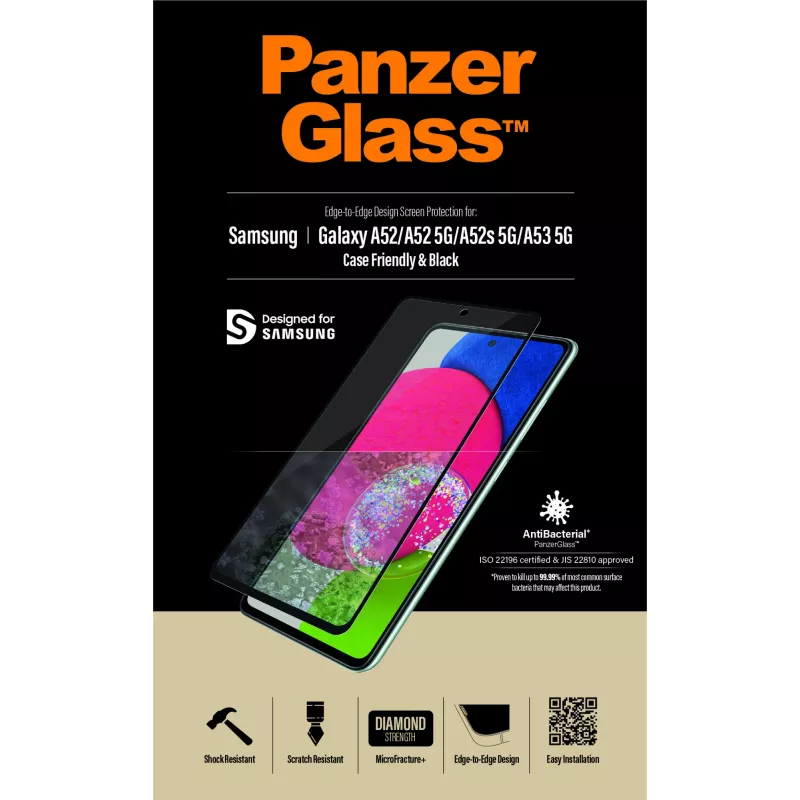 PanzerGlass ® pellicola protettiva per display per Samsung Galaxy A52 | A52 5G | A52s 5G | A53 5G
