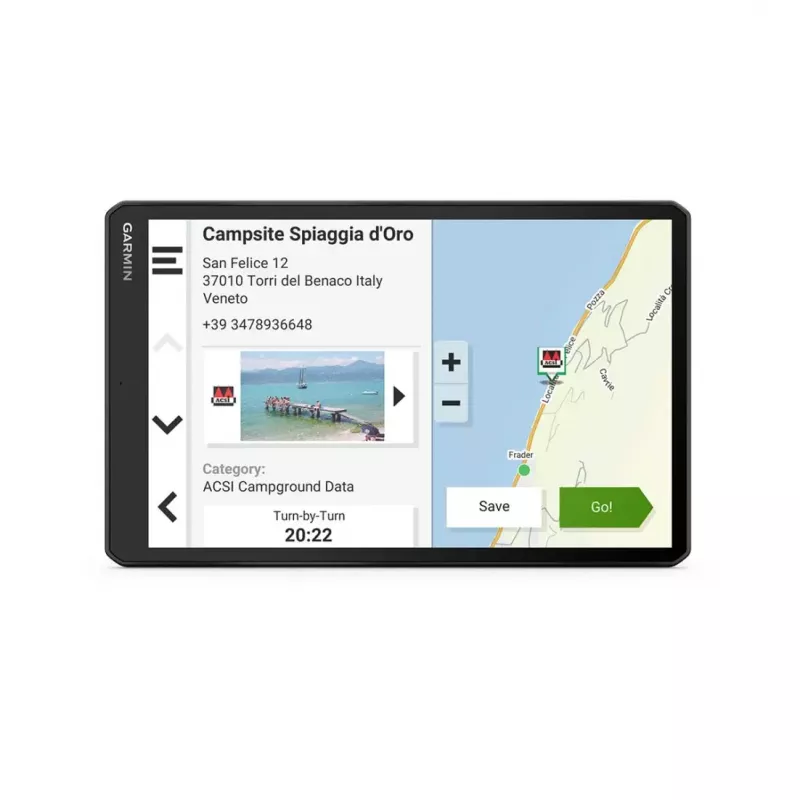 Navigator Garmin Camper 1095 nero