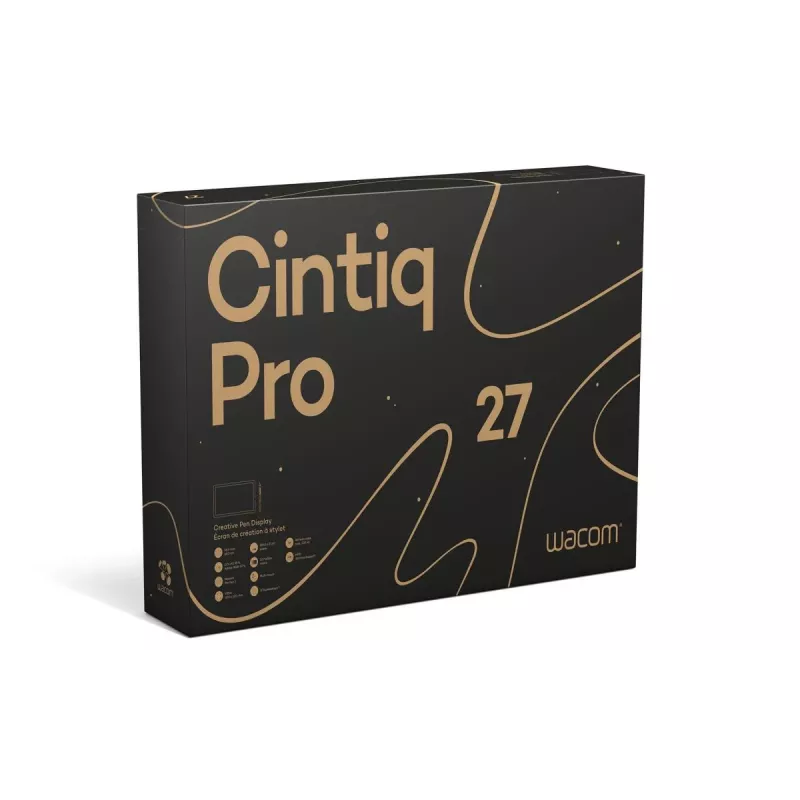 Wacom Cintiq Pro 27 DTH271K0B tavoletta grafica con display, 59,6 x 33,5 cm, Multi-Touch, HDMI, senza supporto
