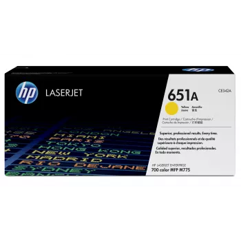 HP 651A giallo cartuccia toner originale LaserJet, 16000 pagine, giallo, 1 pz.