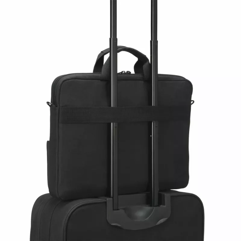 DICOTA Eco schlank Case Plus Base – borsa per notebook 13-15,6 pollici - nero / 300d RPET poliestere