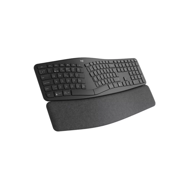 LOGITECH Ergo K860 – tastiera wireless divisa, grafite, AZERTY, francese