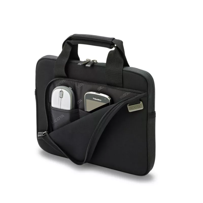 DICOTA Smart Skin - Custodia per notebook 13-13,3 pollici - nero / neoprene con materiale esterno 100% riciclato