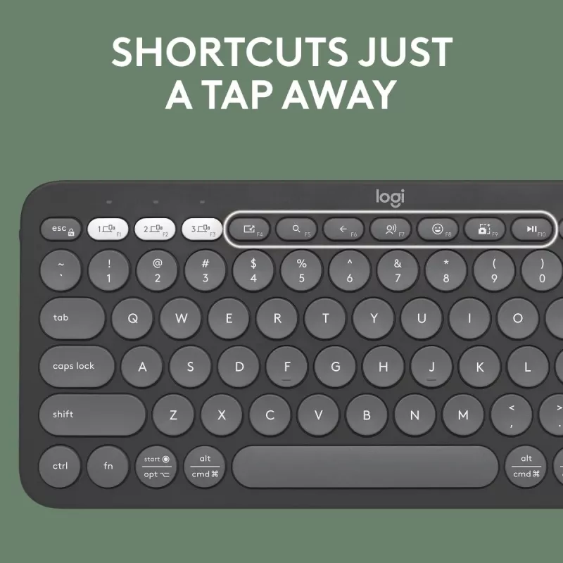 LOGITECH Pebble 2 Combo per Tonal Graphite Qwerty US