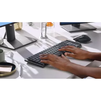 LOGITECH MX Mechanical Tastiera performance wireless illuminata – Graphite, US International, QWERTY, tattile, silenziosa