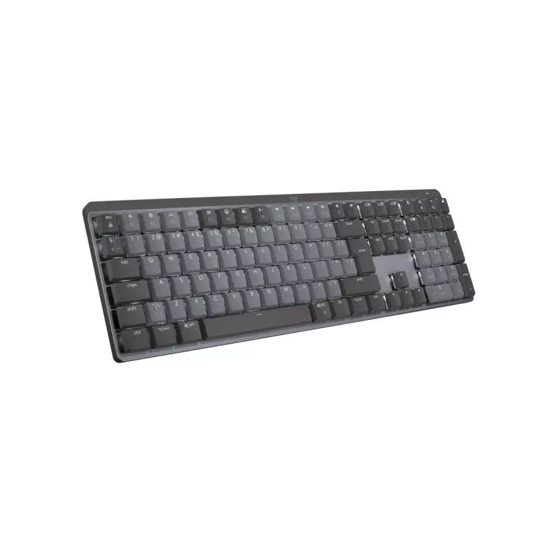 LOGITECH MX Mechanical Tastiera performance wireless illuminata – Graphite, US International, QWERTY, tattile, silenziosa