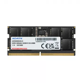 SO-DIMM 16 GB DDR5-5600, memoria RAM nera, AD5S560016G-S, Premier Tray