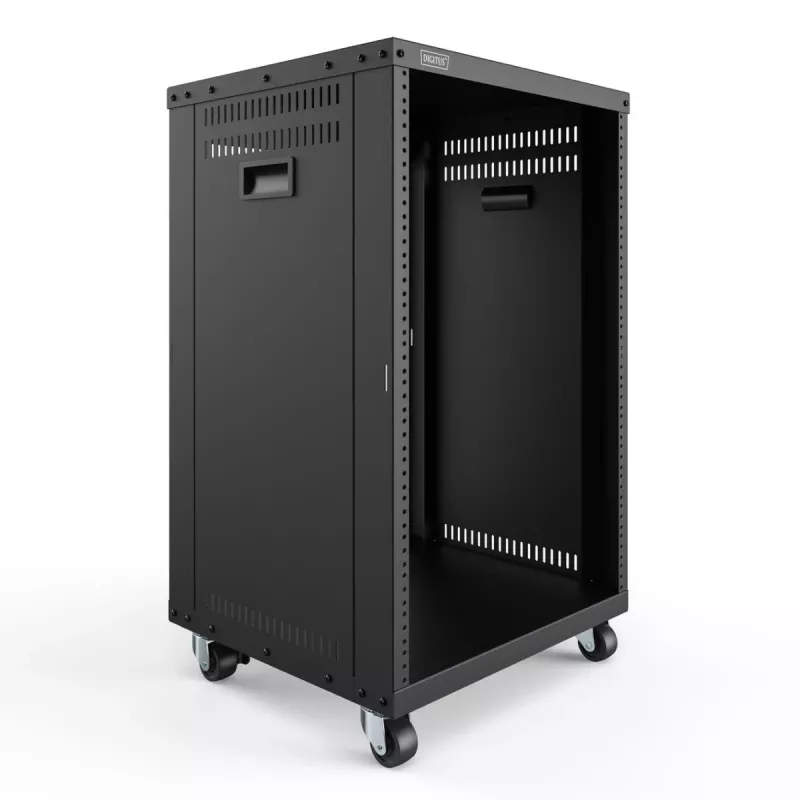 DIGITUS rack AVS 16U 780x507x460 mm fori filettati ruote nero