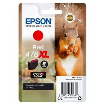 Epson Squirrel confezione singola rosso 478XL Claria Photo HD inchiostro