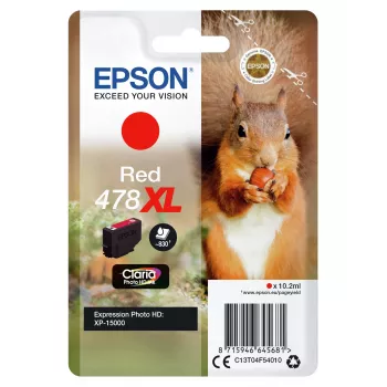 Epson Squirrel confezione singola rosso 478XL Claria Photo HD inchiostro
