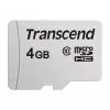 TRANSCEND scheda Micro SDHC 300S 4 GB UHS-I U1 senza adattatore