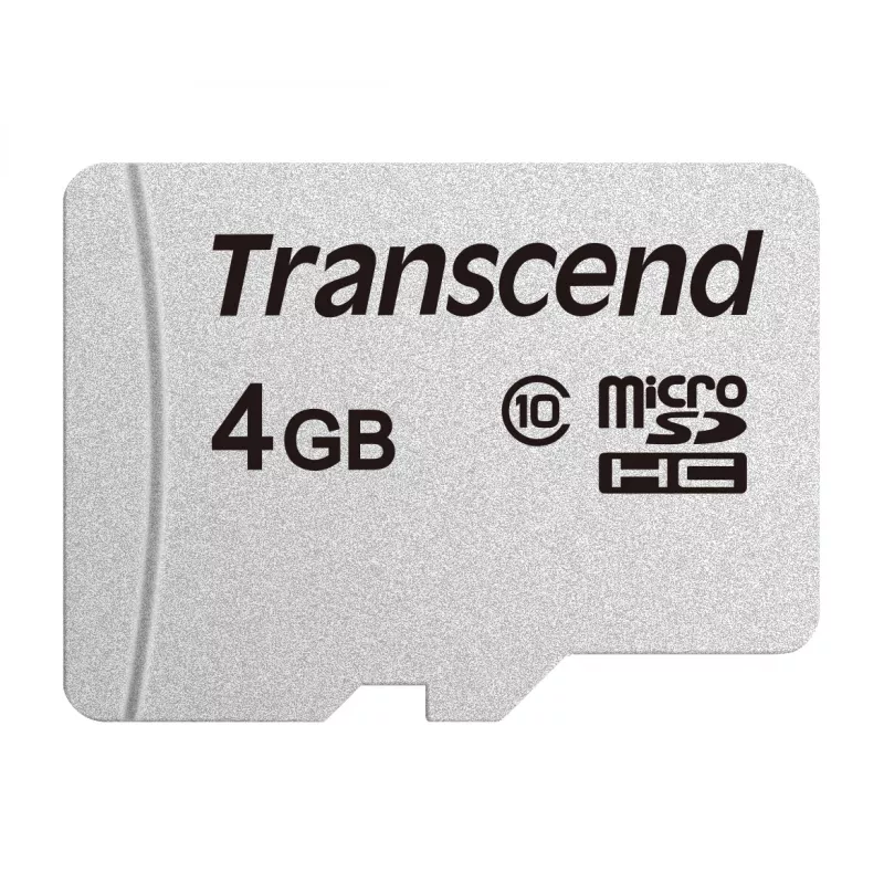 TRANSCEND scheda Micro SDHC 300S 4 GB UHS-I U1 senza adattatore