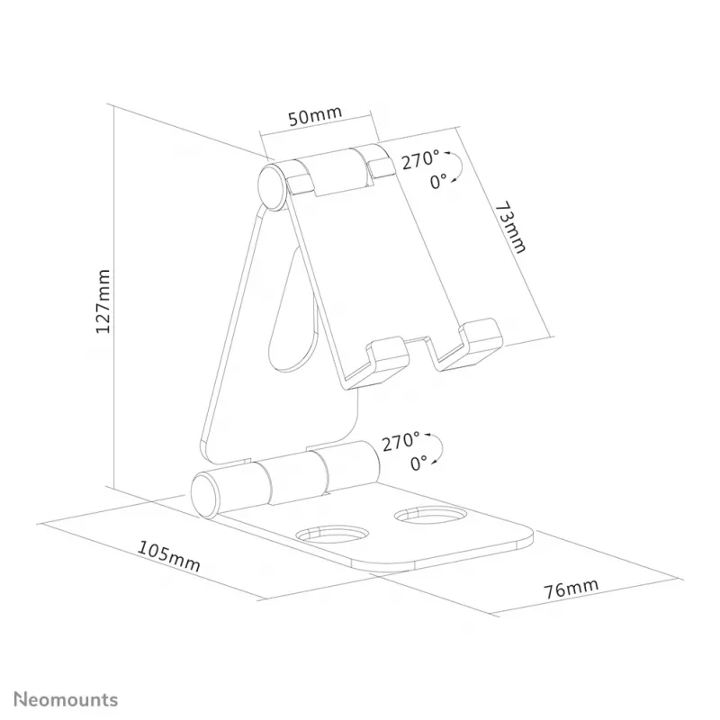 Neomounts DS10-160SL1 supporto per cellulare fino a 7