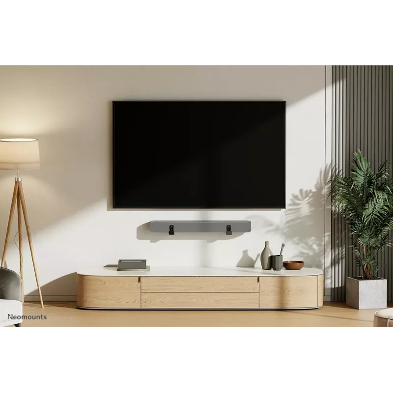 Neomounts AWL29-550BL1 supporto a parete per videobar/soundbar – max. 15 kg – universale