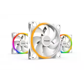 be quiet! Light Wings White | 140mm PWM confezione da tre ventole per case 14 cm 3 pezzi