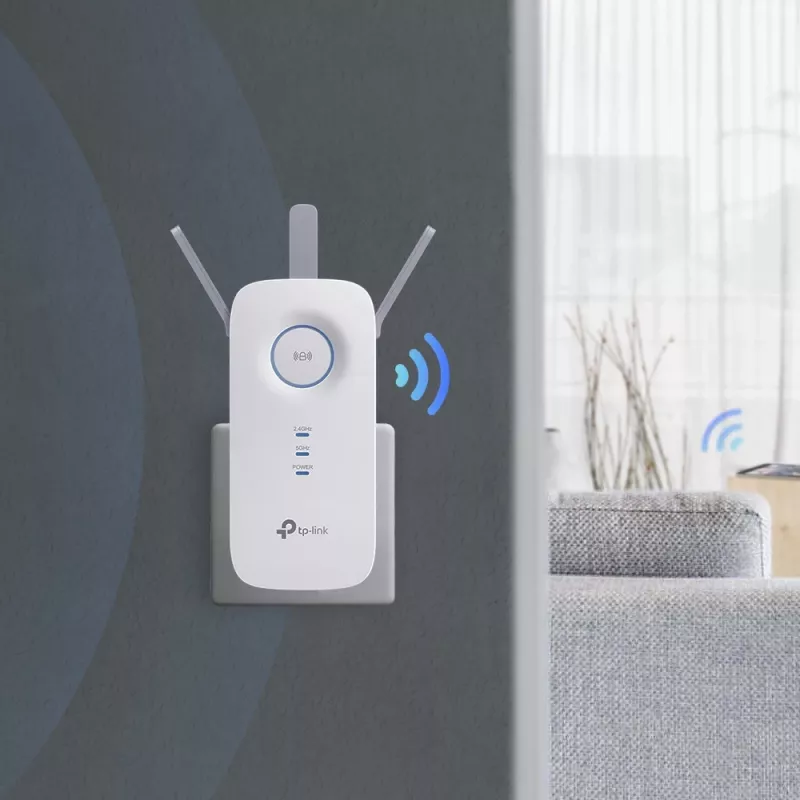 Trasmettitore e ricevitore di rete TP-Link RE450 bianco 10, 100, 1000 Mbit/s