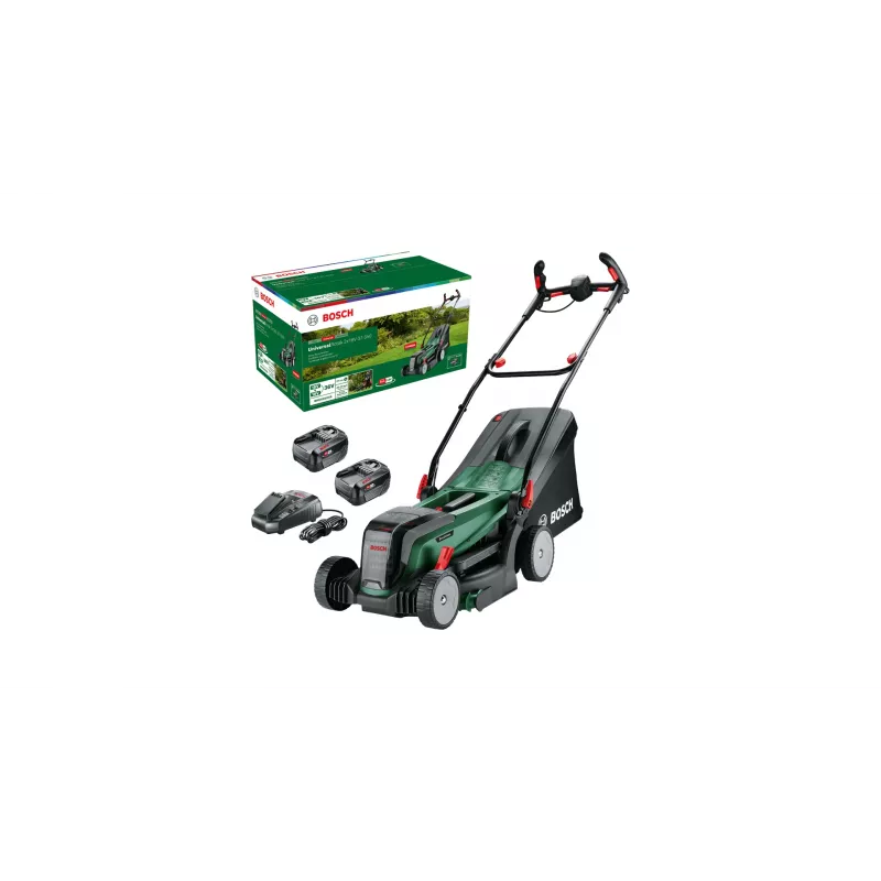 Tosaerba a batteria Bosch 37-550 nero, verde