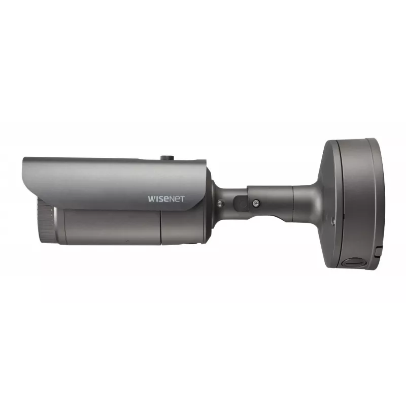 Hanwha Vision WiseNet X XNO-6080R telecamera IP bullet per esterni, 2 MP, 2,8-12 mm, giorno/notte, antivandalo, grigia