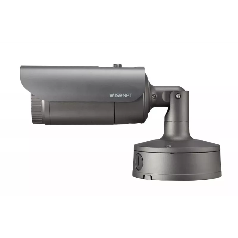 Hanwha Vision WiseNet X XNO-6080R telecamera IP bullet per esterni, 2 MP, 2,8-12 mm, giorno/notte, antivandalo, grigia
