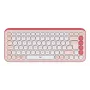 LOGITECH tastiera wireless - Pop Icon Keys - rosa e bianco sporco Qwerty UK