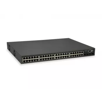 LevelOne switch Gigabit PoE managed L3 Lite 52 porte, 4 x 10GbE SFP+, 48 uscite PoE, budget di potenza PoE 400W