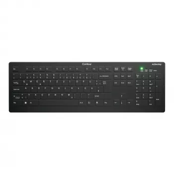 Contour Design Active Key Contour QuickClean tastiera medicale con copertura rimovibile formato completo wireless nero DE C8112