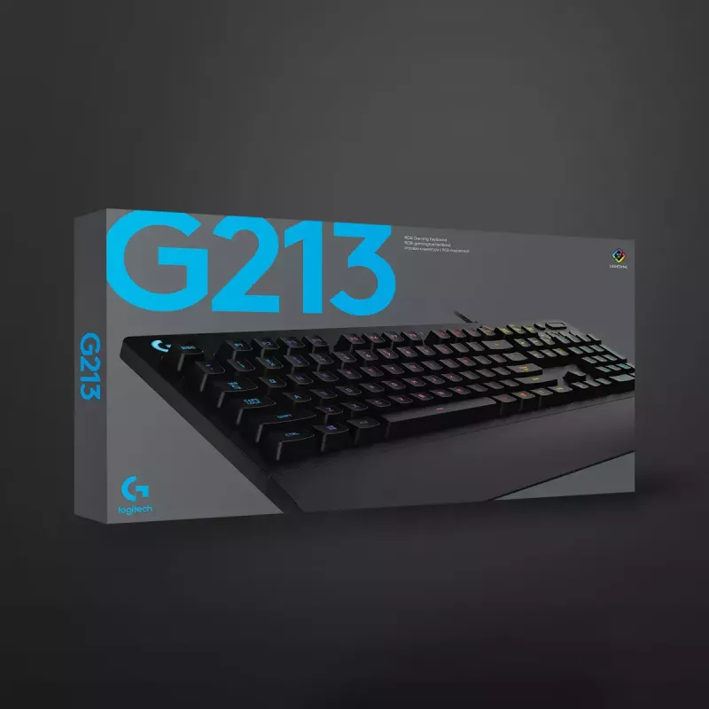 Tastiera gaming Logitech G G213 Prodigy full-size RGB LED con filo