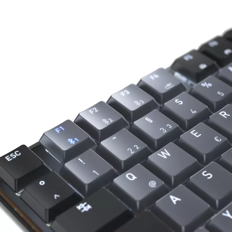 CHERRY KW 550 MX LP tastiera ufficio/casa USB + Bluetooth QWERTZ tedesco nero