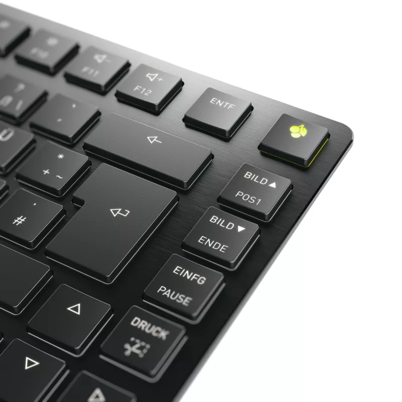 CHERRY KW X ULP 2.0 MINI tastiera ufficio/casa USB + RF Wireless + Bluetooth QWERTZ tedesco nero