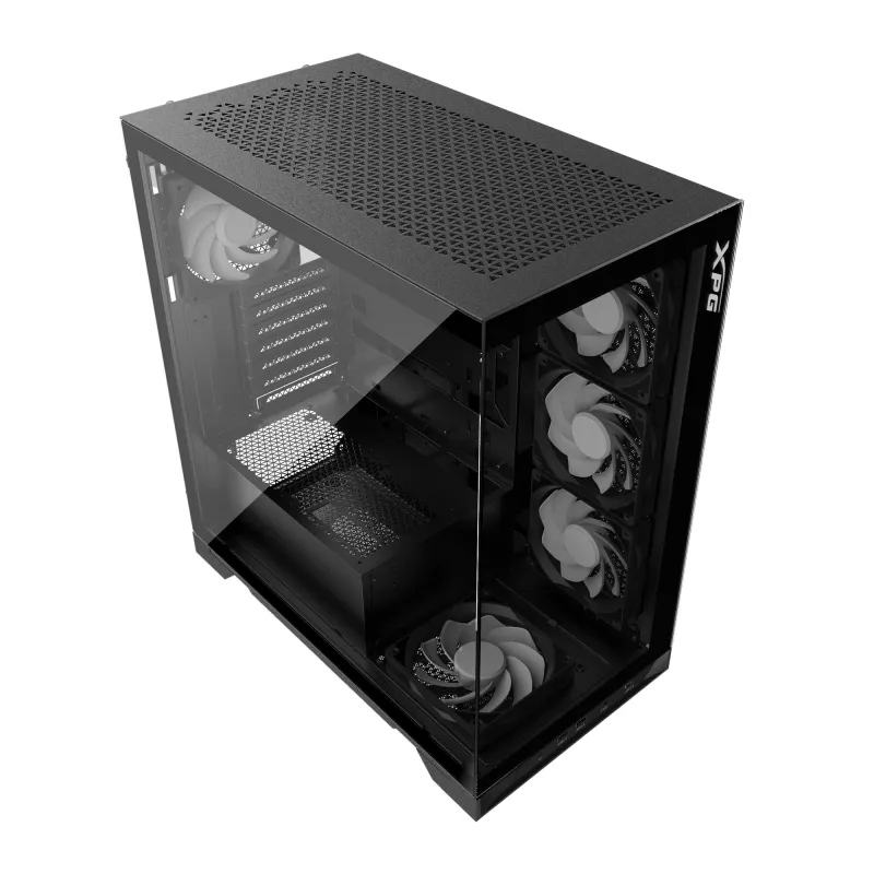 XPG INVADER X Mid-Tower nero, Midi Tower, PC, nero, ATX, micro ATX, Mini-ITX, SPCC, 17,5 cm