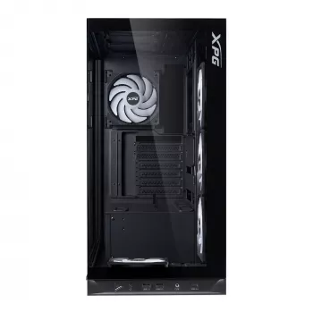 XPG INVADER X BTF case MID-TOWER nero, Midi Tower, PC, nero, ATX, micro ATX, Mini-ATX, SPCC, vetro temperato, 17,5 cm