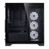 XPG Invader X BTF case PC Midi Tower, ATX/Micro-ATX/Mini-ITX, vetro temperato, 5 ventole ARGB da 120 mm, USB-C, senza alimentatore, nero