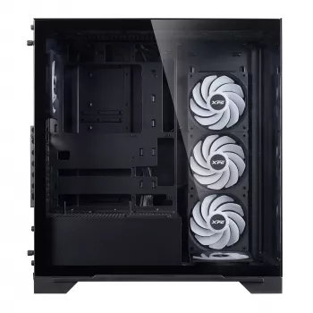 XPG INVADER X BTF case MID-TOWER nero, Midi Tower, PC, nero, ATX, micro ATX, Mini-ATX, SPCC, vetro temperato, 17,5 cm