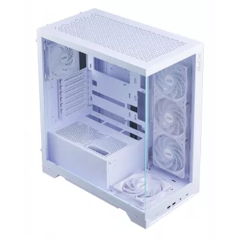 XPG INVADER X BTF CASE MID-TOWER bianco, Midi Tower, PC, bianco, ATX, micro ATX, Mini-ATX, SPCC, vetro temperato, 17,5 cm