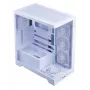 XPG Invader X BTF case PC Midi Tower, ATX/Micro-ATX/Mini-ITX, pannello laterale trasparente, 5 ventole ARGB da 120 mm, USB-C, senza alimentatore, bianco